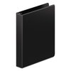 Wilson Jones D-Ring Binder, 1", Black, 250 Sht Capacity 38414B